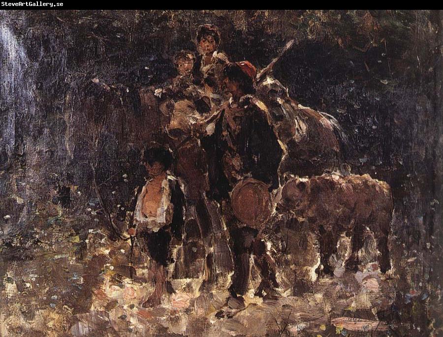 Nicolae Grigorescu Gypsies with Bear